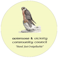 Aviemore and Vicinity Community Council Badenoch and Strathspey Cairngorms camus mor
